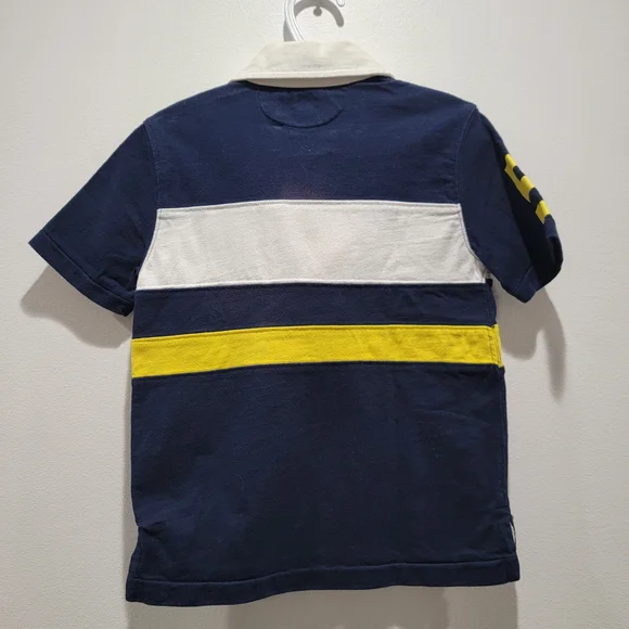 Ralph Lauren Kids Polo Navy, White, and Yellow Shirt Sz 4T - Picture 4 of 4